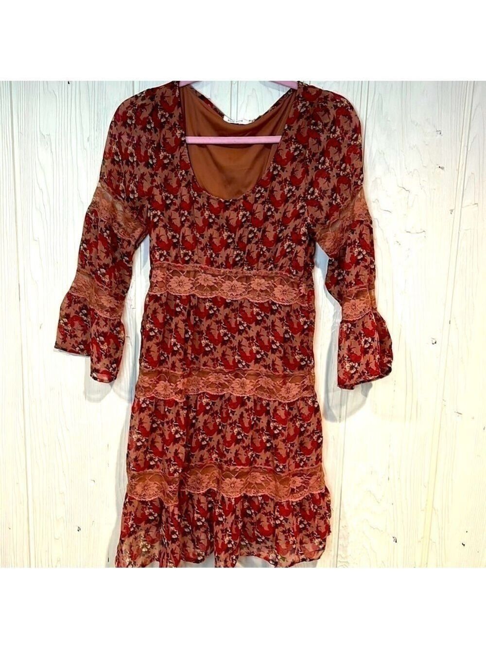 Blue Bird Prairie Dress Medium